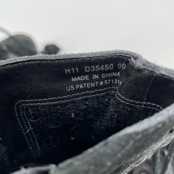 Cole Haan Womens Size 9B Black Pom Pom Wedge Sueded Leather Boots D35450 - Picture 7 of 11